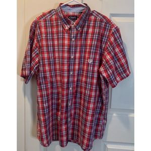 Chaps Plaid Button Down Shirt